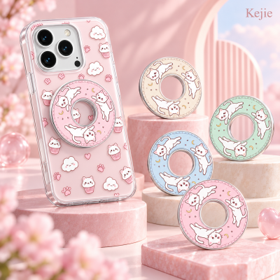 Magnetic Ring Holder Shockproof Kickstand Case for iPhone 18 Series