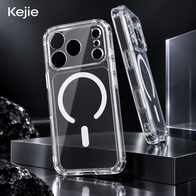 Clear Magnetic Shockproof TPU + PC Case for iPhone 18 Pro Max & 18 Pro