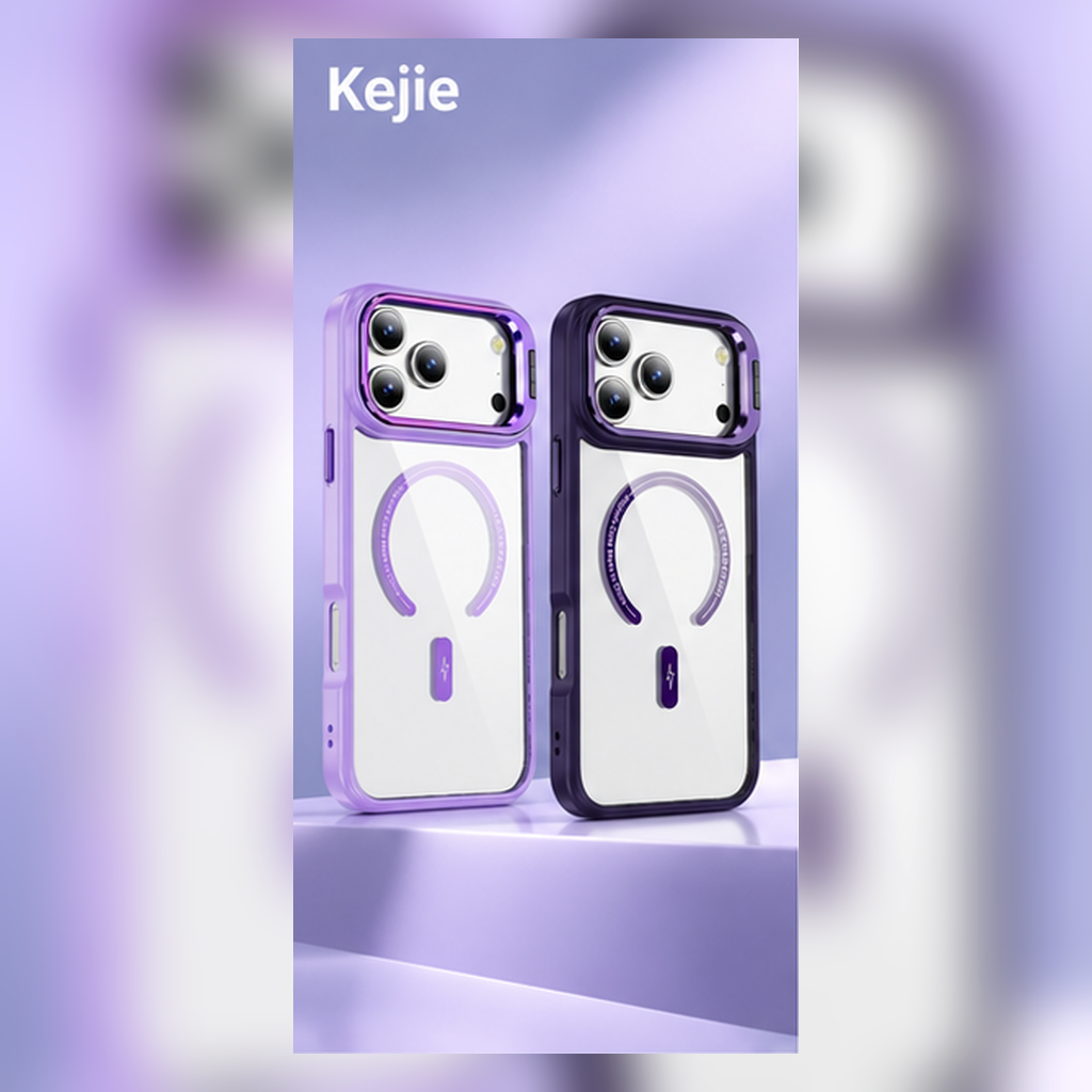 Premium Magnetic Shockproof TPU + PC Clear Case for iPhone 17 Pro Max