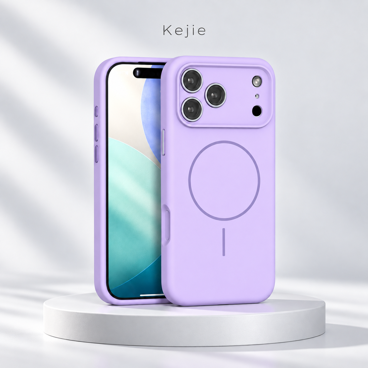 Silicone PC magnetic iPhone 17 case material structure diagram