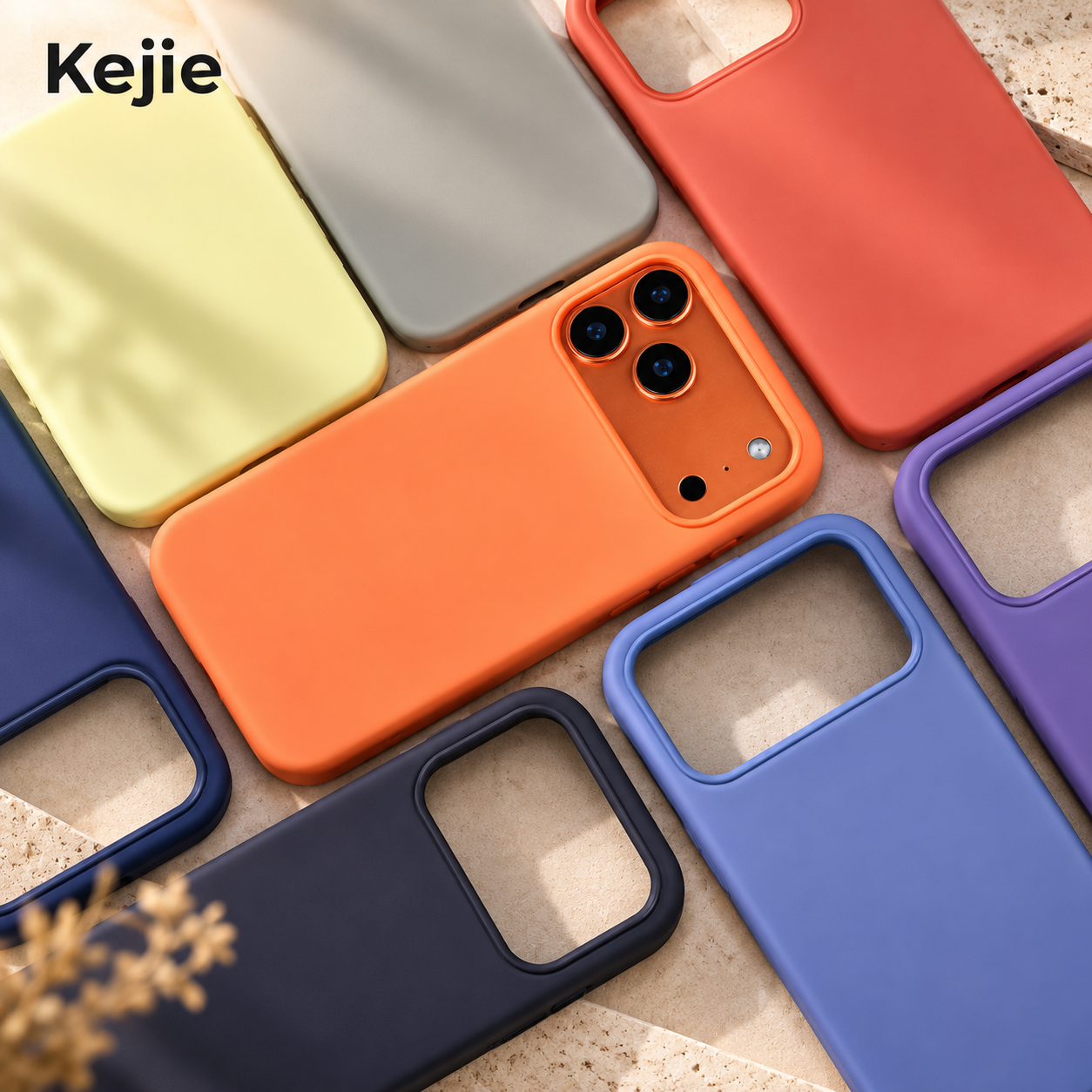 Eight color options for magnetic soft-touch iPhone 17 protective case